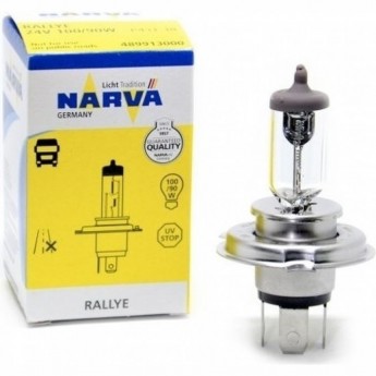 Лампа NARVA RALLYE 24V H4 100/90W P43t-38