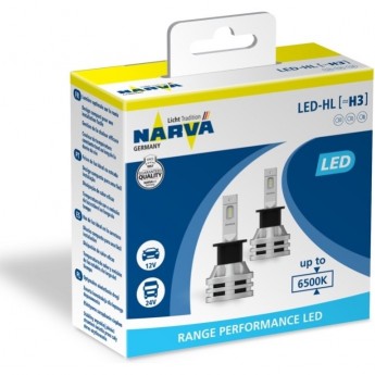 Лампа NARVA RANGE PERFORMANCE LED H3 RPL2 NVA X2 19W