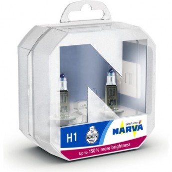 Лампа NARVA RANGE POWER 150 12V H1 55W P14.5s 2 шт.