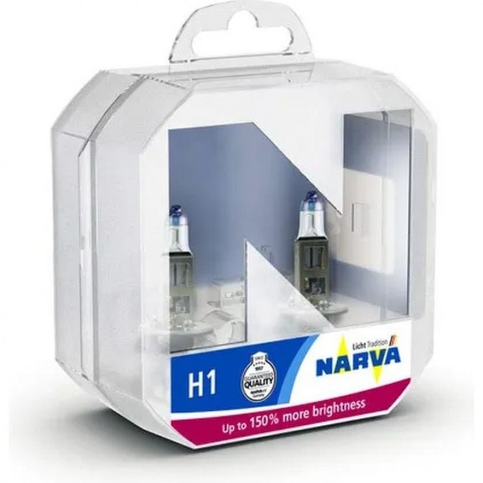 Лампа NARVA RANGE POWER 150 H1 55 12V 2шт. 96525910