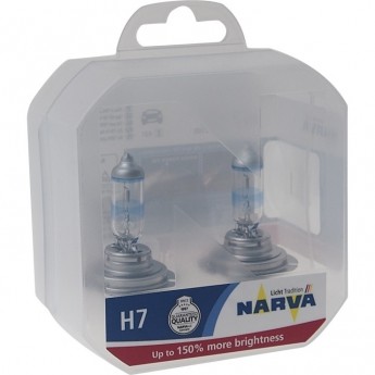 Лампа NARVA RANGE POWER 150 H7 55 12V PX26d 2шт.