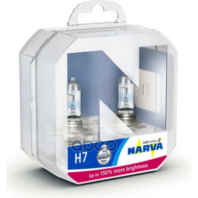 Лампа NARVA RANGE POWER 150 H7 S2 12V 2шт 82503289