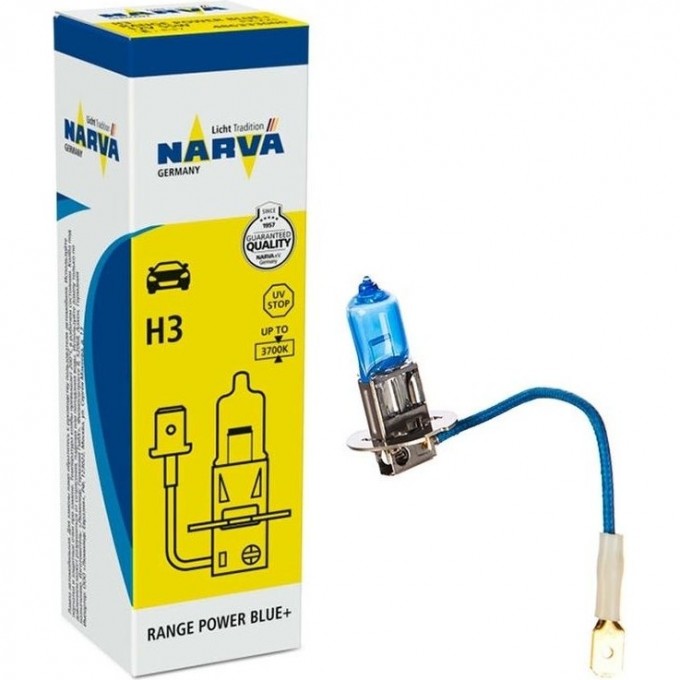 Лампа NARVA RANGE POWER BLUE+ 12V H3 55W 80272405