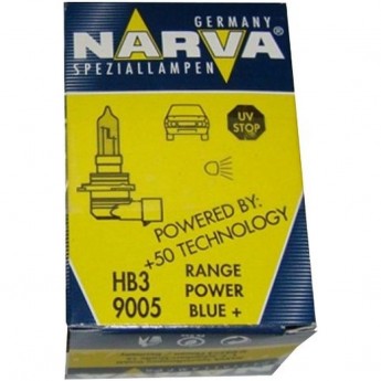 Лампа NARVA RANGE POWER BLUE+ HB3/9005 60W P20d 12V