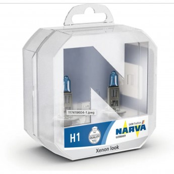 Лампа NARVA RANGE POWER WHITE H1 12V 85W P14.5S W5W W2.1x9.5d 2 шт.