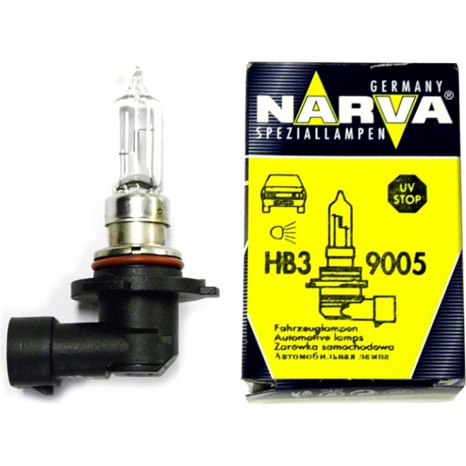 Лампа NARVA RANGE POWER WHITE HB3 9005 RPW P20d S2 12V 65W 2шт. 84207842