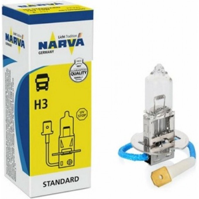 Лампа NARVA STANDARD H3 24V 70W PK22s NVA C1 82505727