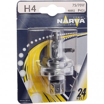 Лампа NARVA STANDARD H4 24V 75/70W P43T-38