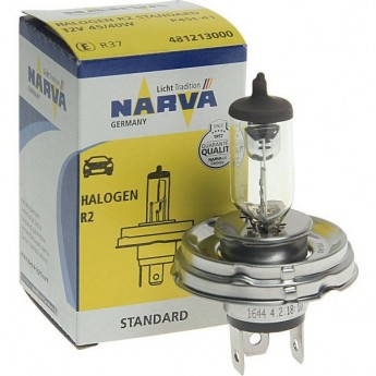 Лампа NARVA STANDARD HALOGEN R2 12V 45/40W P45T-41 NVA C1